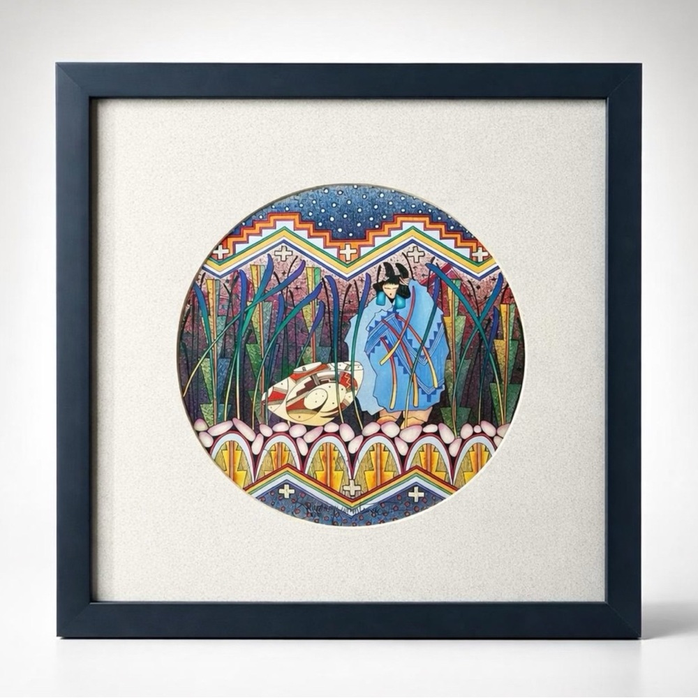 Sityatki Water Girl Signed Lithograph